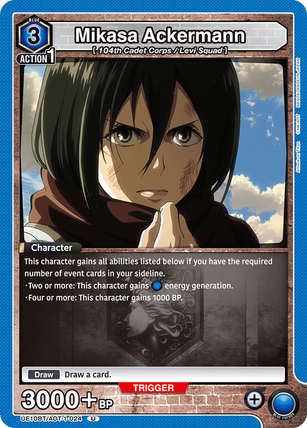 Mikasa Ackermann UE10BT/AOT-1-024