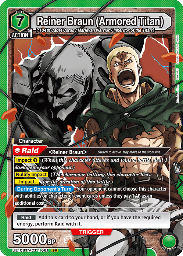 Reiner Braun (Armored Titan) UE10BT/AOT-1-061