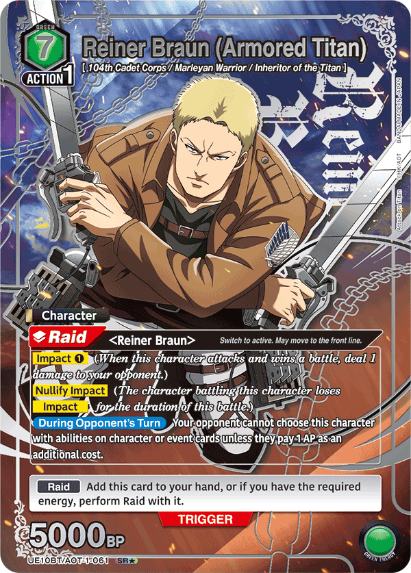 UE10BT/AOT-1-061 Reiner Braun (Armored Titan) UE10BT/AOT-1-061_p1