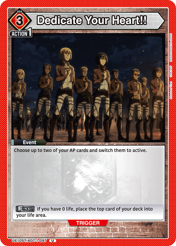 Dedicate Your Heart!! UE10ST/AOT-1-097