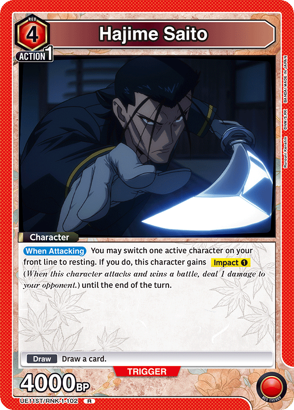 Hajime Saito UE11ST/RNK-1-102