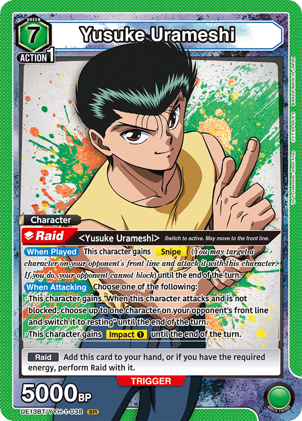 Yusuke Urameshi UE13BT/YYH-1-038