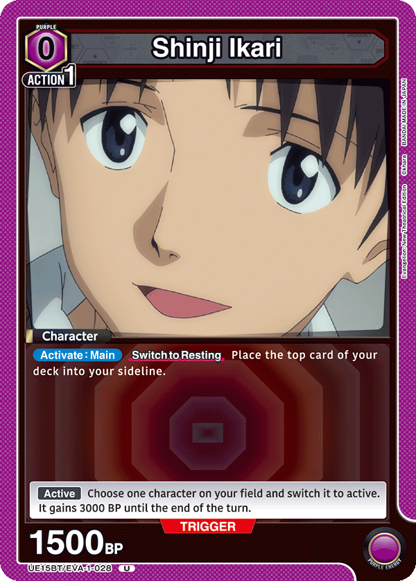 Shinji Ikari UE15BT/EVA-1-028
