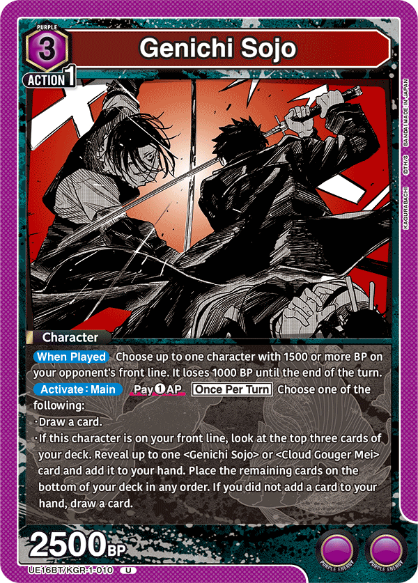 Genichi Sojo UE16BT/KGR-1-010