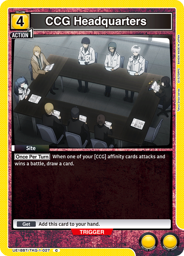 CCG Headquarters UE18BT/TKG-1-027
