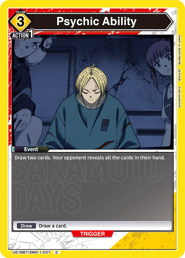 Psychic Ability UE19BT/SMD-1-037