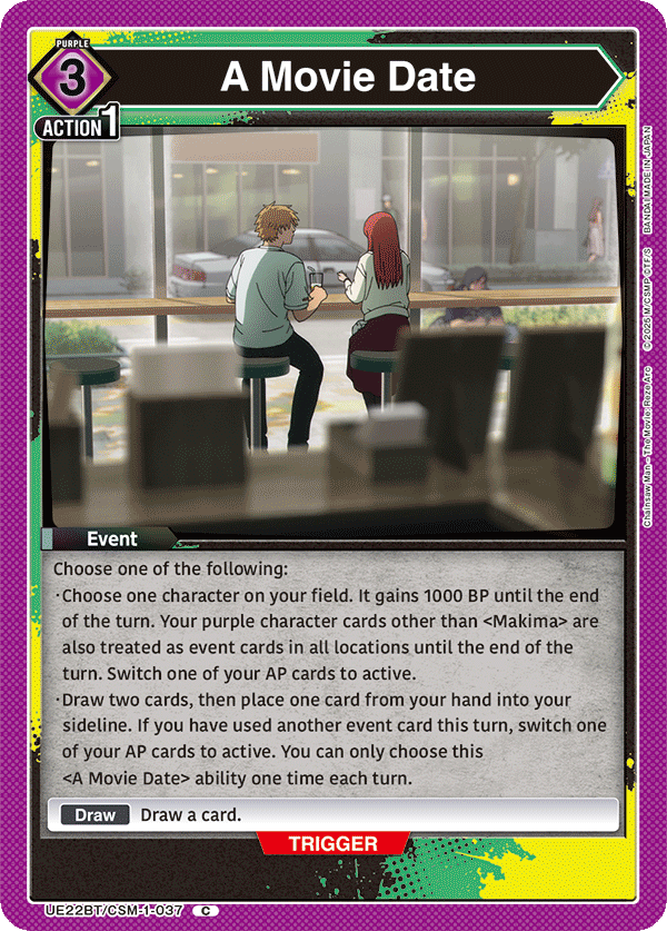 A Movie Date UE22BT/CSM-1-037