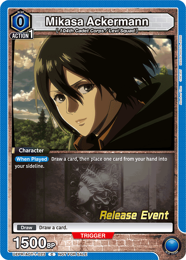 Mikasa Ackermann UEPR/AOT-1-023