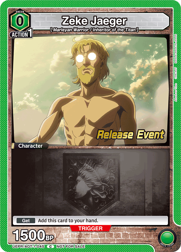 Zeke Jaeger UEPR/AOT-1-045