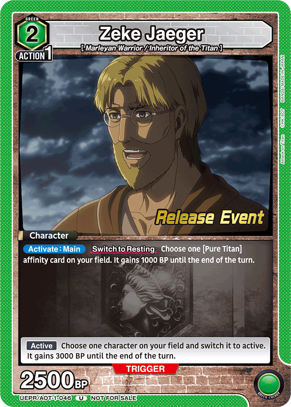 Zeke Jaeger UEPR/AOT-1-046