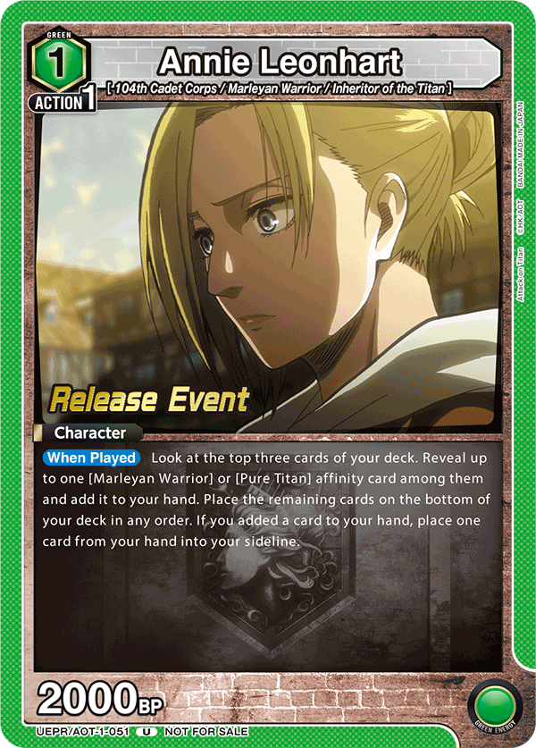 Annie Leonhart UEPR/AOT-1-051
