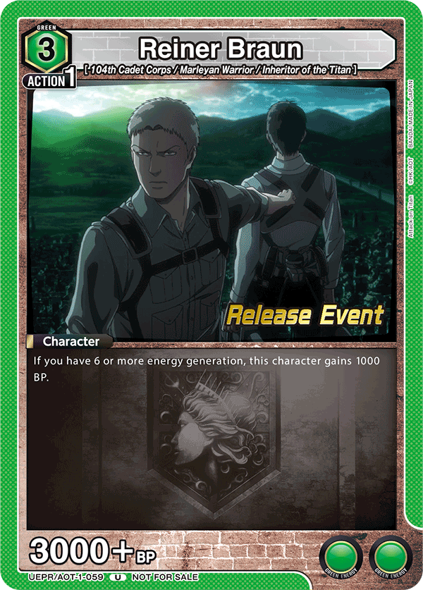 Reiner Braun UEPR/AOT-1-059
