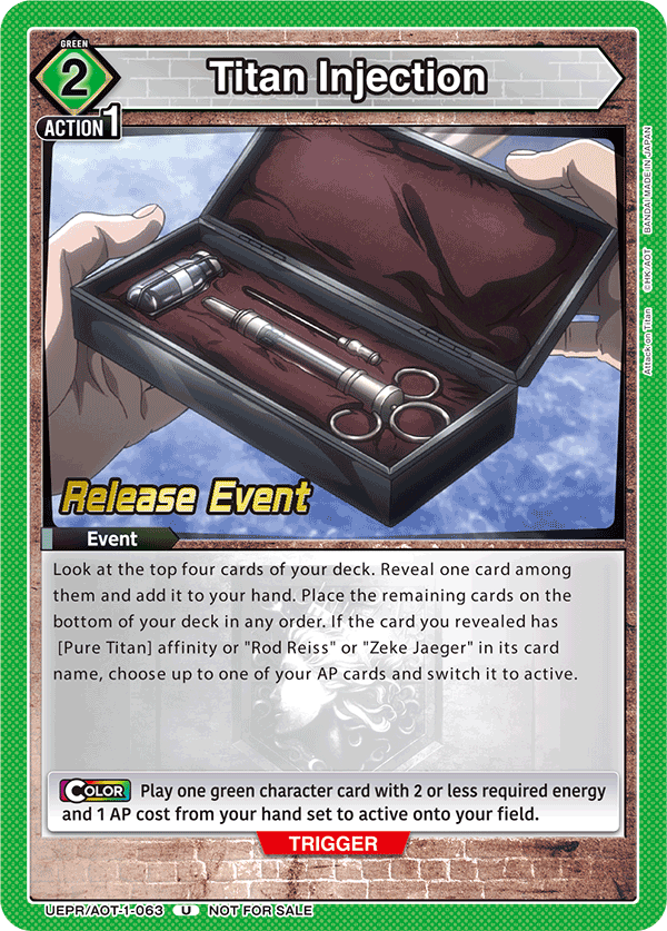 Titan Injection UEPR/AOT-1-063
