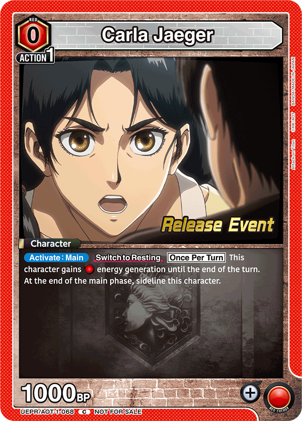 Carla Jaeger UEPR/AOT-1-068