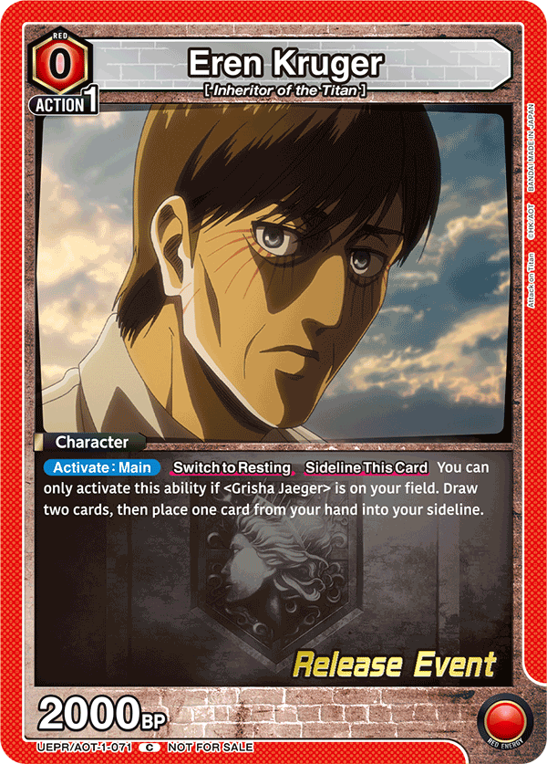 Eren Kruger UEPR/AOT-1-071