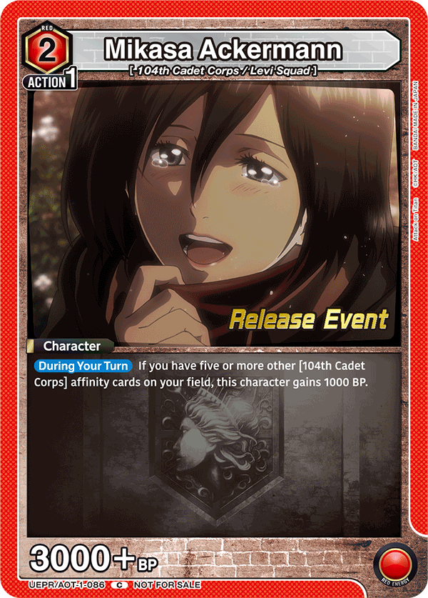 Mikasa Ackermann UEPR/AOT-1-086