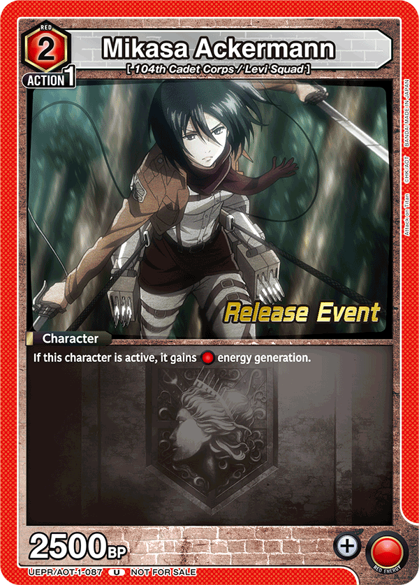 Mikasa Ackermann UEPR/AOT-1-087