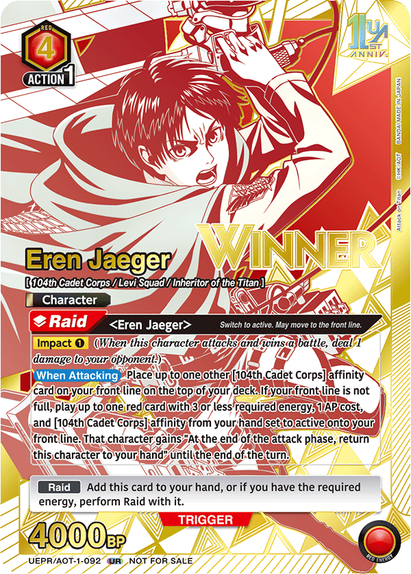 UEPR/AOT-1-092 Eren Jaeger UEPR/AOT-1-092_p1