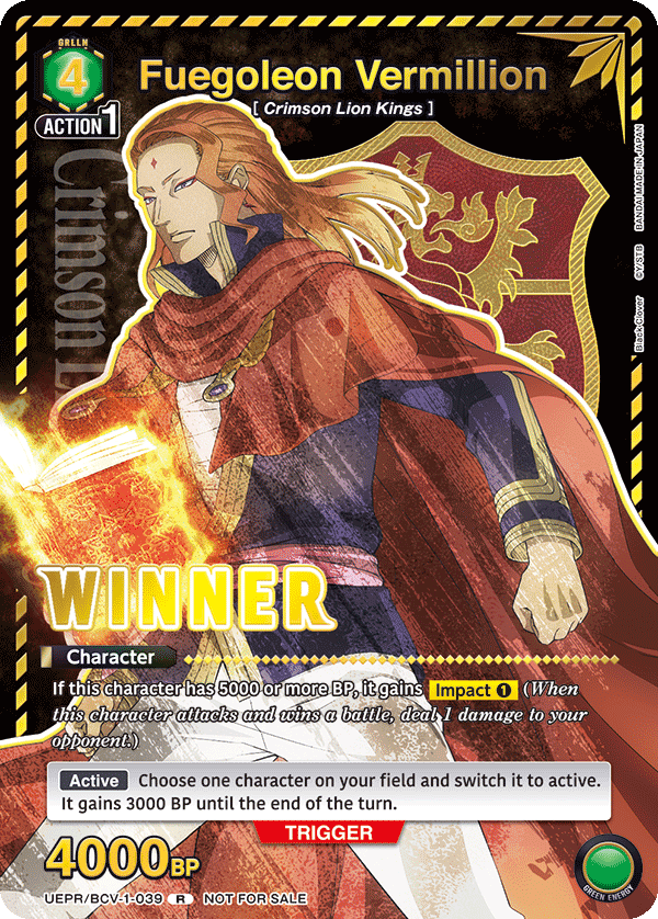 Fuegoleon Vermillion UEPR/BCV-1-039