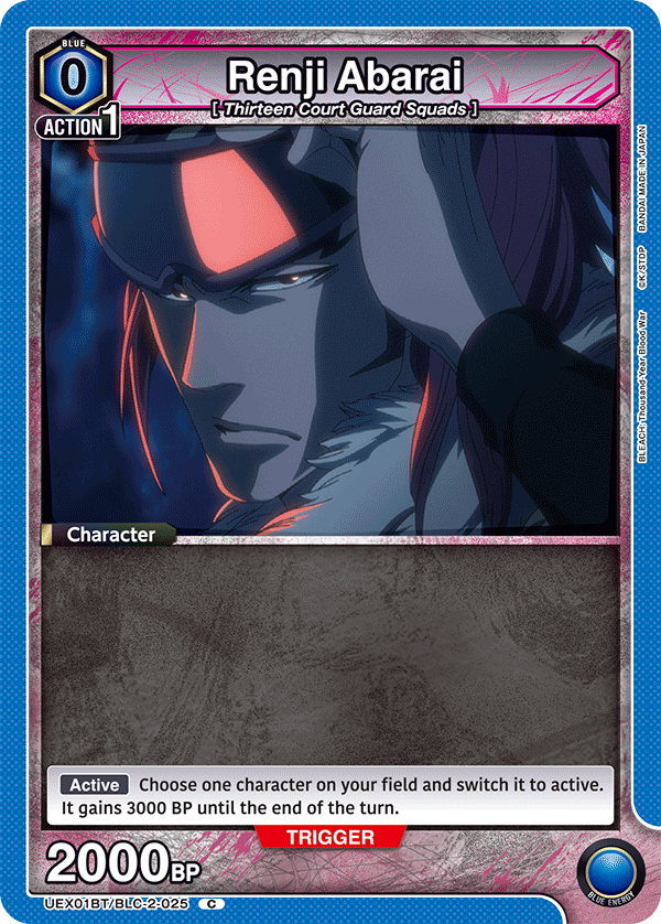 Renji Abarai UEX01BT/BLC-2-025