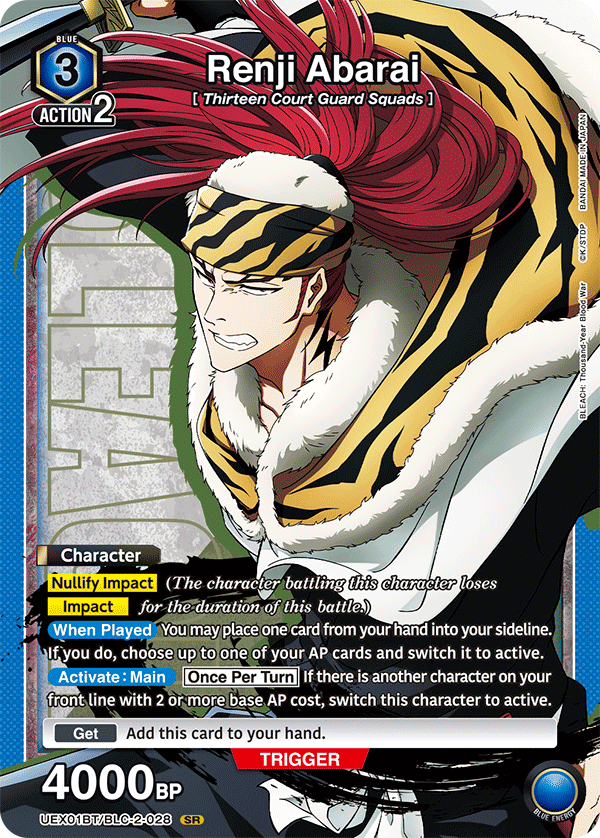 Renji Abarai UEX01BT/BLC-2-028