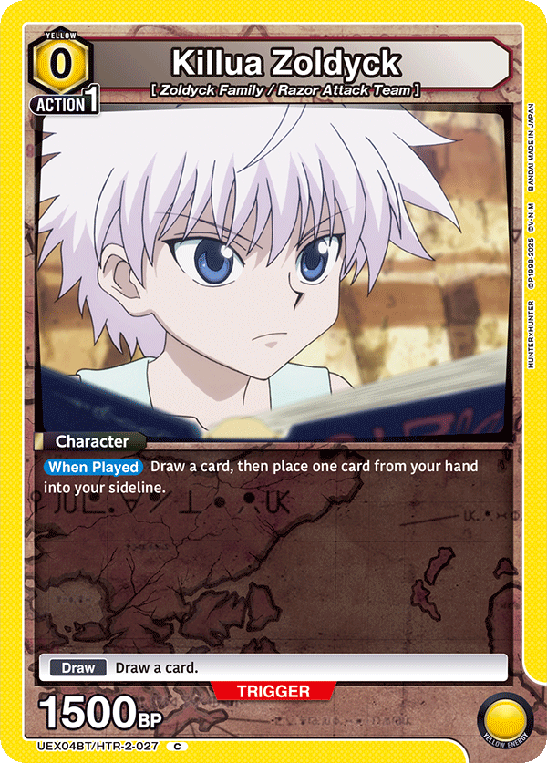 Killua Zoldyck UEX04BT/HTR-2-027