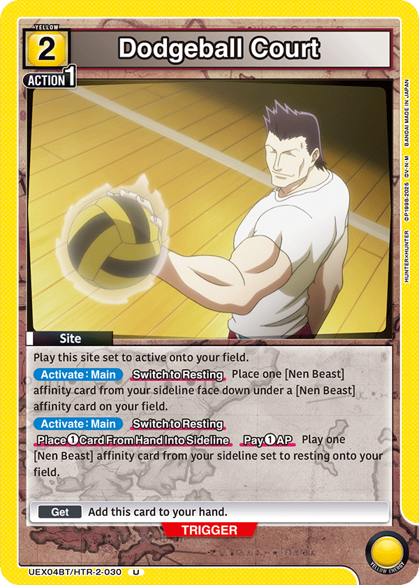 Dodgeball Court UEX04BT/HTR-2-030