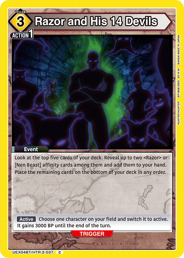 Razor and His 14 Devils UEX04BT/HTR-2-037