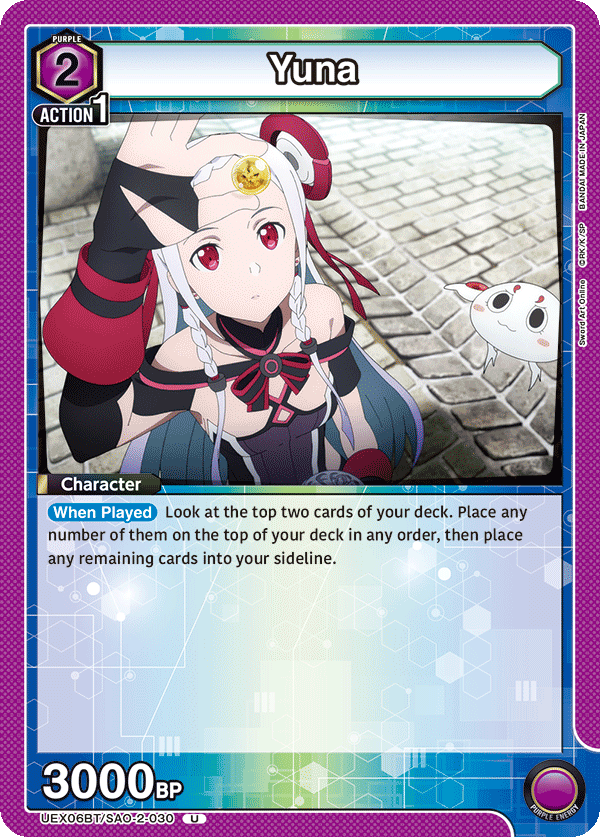 Yuna UEX06BT/SAO-2-030