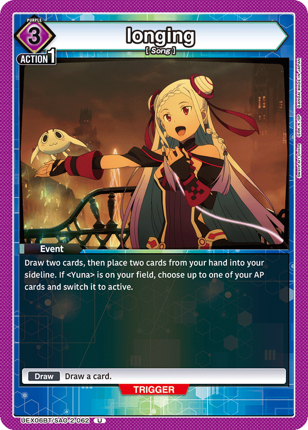 longing UEX06BT/SAO-2-062