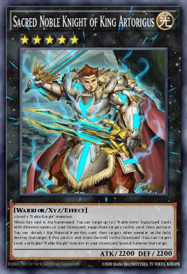 Sacred Noble Knight of King Artorigus NKRT-EN038