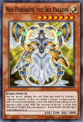 Neo-Parshath, the Sky Paladin SR05-EN004