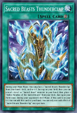 Sacred Beasts Thunderclap CORI-EN049
