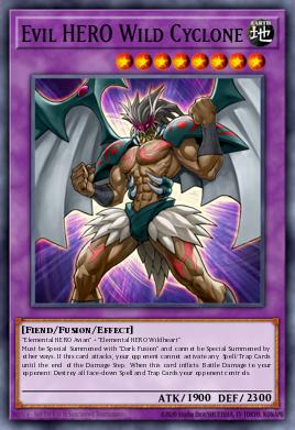Evil HERO Wild Cyclone SGX3-ENA23