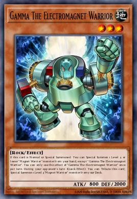 Gamma The Electromagnet Warrior MZMU-EN082