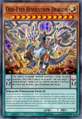 Odd-Eyes Revolution Dragon LAVD-ENO12