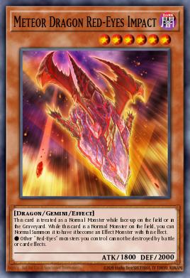 Meteor Dragon Red-Eyes Impact INOV-EN028
