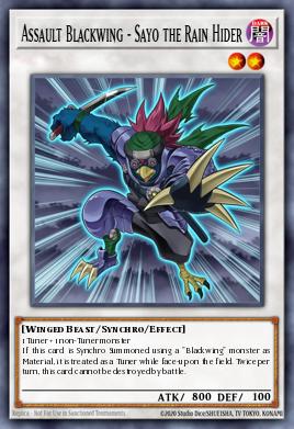 Assault Blackwing - Sayo the Rain Hider TDIL-EN047