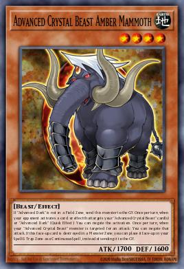 Advanced Crystal Beast Amber Mammoth BLCR-EN014