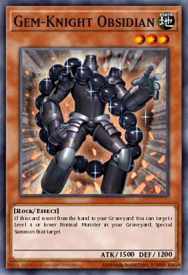 Gem-Knight Obsidian HA06-EN031
