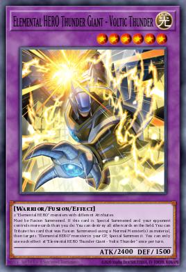 Elemental HERO Thunder Giant - Voltic Thunder MZMU-EN029