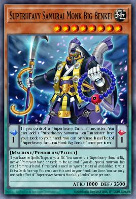 Superheavy Samurai Monk Big Benkei CYAC-EN007