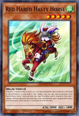 Red Hared Hasty Horse MP19-EN017