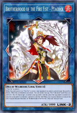 Brotherhood of the Fire Fist - Peacock FIGA-EN017
