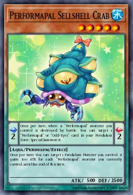 Performapal Sellshell Crab SHVI-EN002
