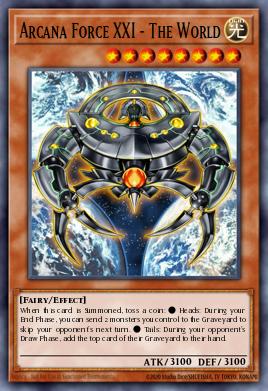 Arcana Force XXI - The World OP14-PT029