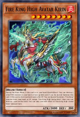 Fire King High Avatar Kirin SR14-EN002
