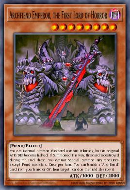 Archfiend Emperor, the First Lord of Horror SR06-EN007