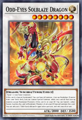 Odd-Eyes Solblaze Dragon LAVD-ENO26