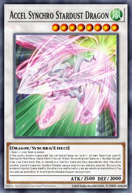 Accel Synchro Stardust Dragon L5DD-ENY37